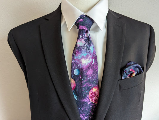 Galaxy Dreams - Men's Galaxy Necktie